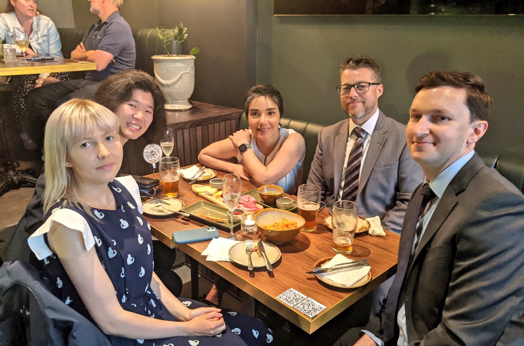 MitraJoon's tweet photo. Team #elavo celebrating after meeting with Their Excellencies at Admiralty House.
@shanshanw @JayRFlack #amy_macintosh #nathan_burke https://t.co/GnEPLDqZXE