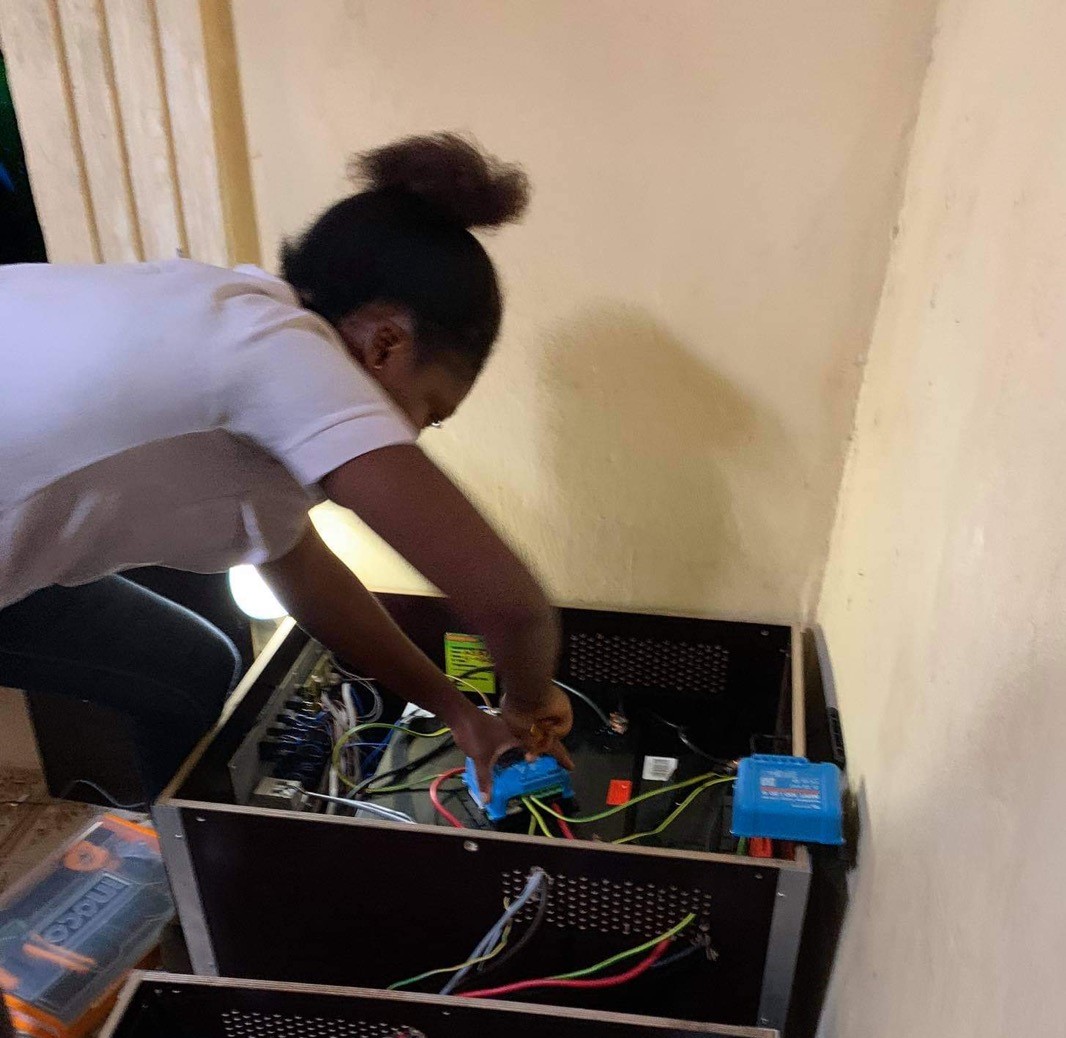 solergie's tweet photo. Thanks to our partner SJEDI, we can now also provide affordable and #sustainable #energy to customers in #Liberia!

#solar #solarenergy #offgridsolar #renewableenergy https://t.co/FsB5y2ViF5
