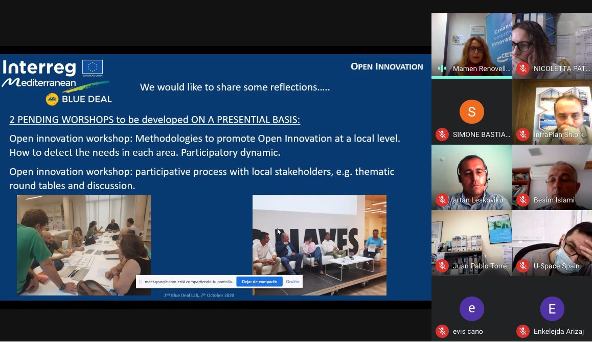 bluedeal_med's tweet photo. 🎦 @mamenrenovell from @ceeivalencia explains the objectives of the #openinnovation session that we will have today at our #BLUEDEALTestingLab #bluegrowthcommunity https://t.co/62gKrODAyk