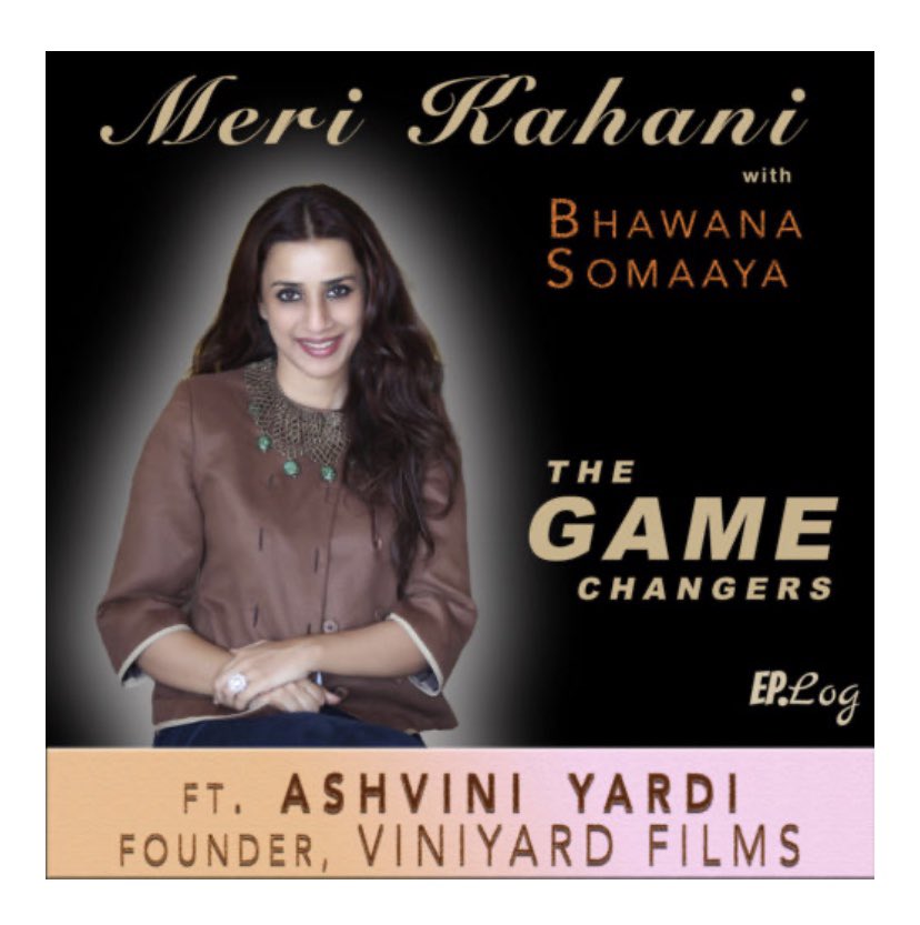Our very own @AshviniYardi has featured on @EpLogMedia with @bhawanasomaaya . She talks all about her journey and story, tap on the link to view it - eplog.media/merikahani/202… #GameChangers #ashviniyardi #bhawanasomaaya #eplogmedia #viniyardfilms