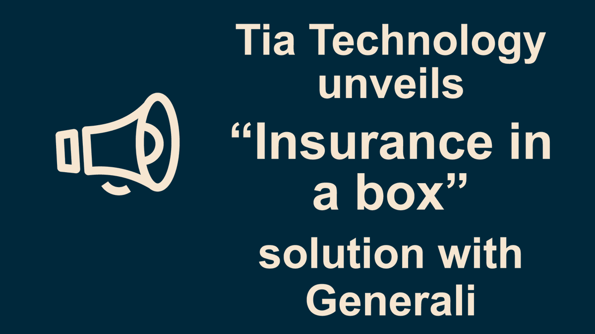 TiaTechnology's tweet photo. As part of the Generali Group “Insurance in a box” initiative, Tia Technology has agreed a regional framework agreement with them for implementing its insurance software solution.
https://t.co/HqqPAsYe6H #insuranceinabox #insuretech #collaboration https://t.co/osPR9Cj3hp