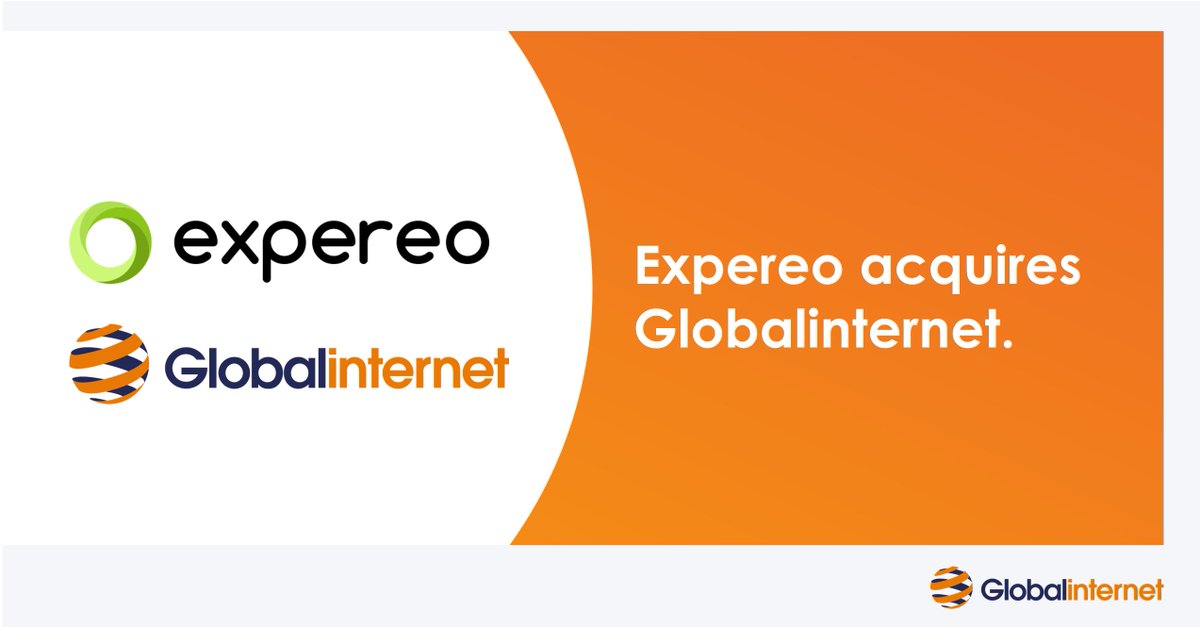 Today we announced we are joining forces with <a href="/expereo/">Expereo</a>! A great new step in our journey as we accelerate our digital capabilities in providing managed internet services, whilst adding further service options for our customers. #watchthisspace globalinter.net/news/expereo-a…