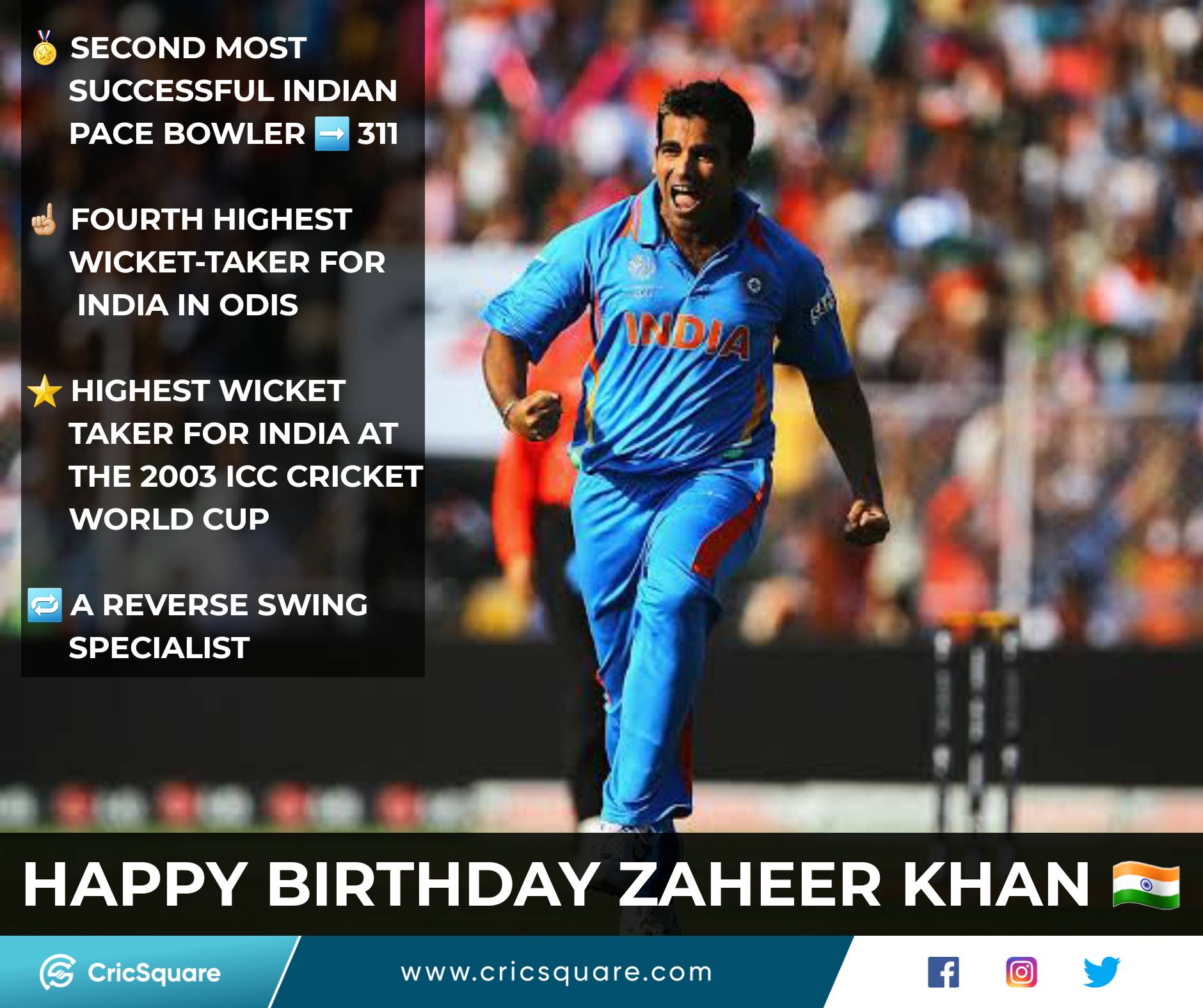 Happy Birthday, Zaheer Khan 
