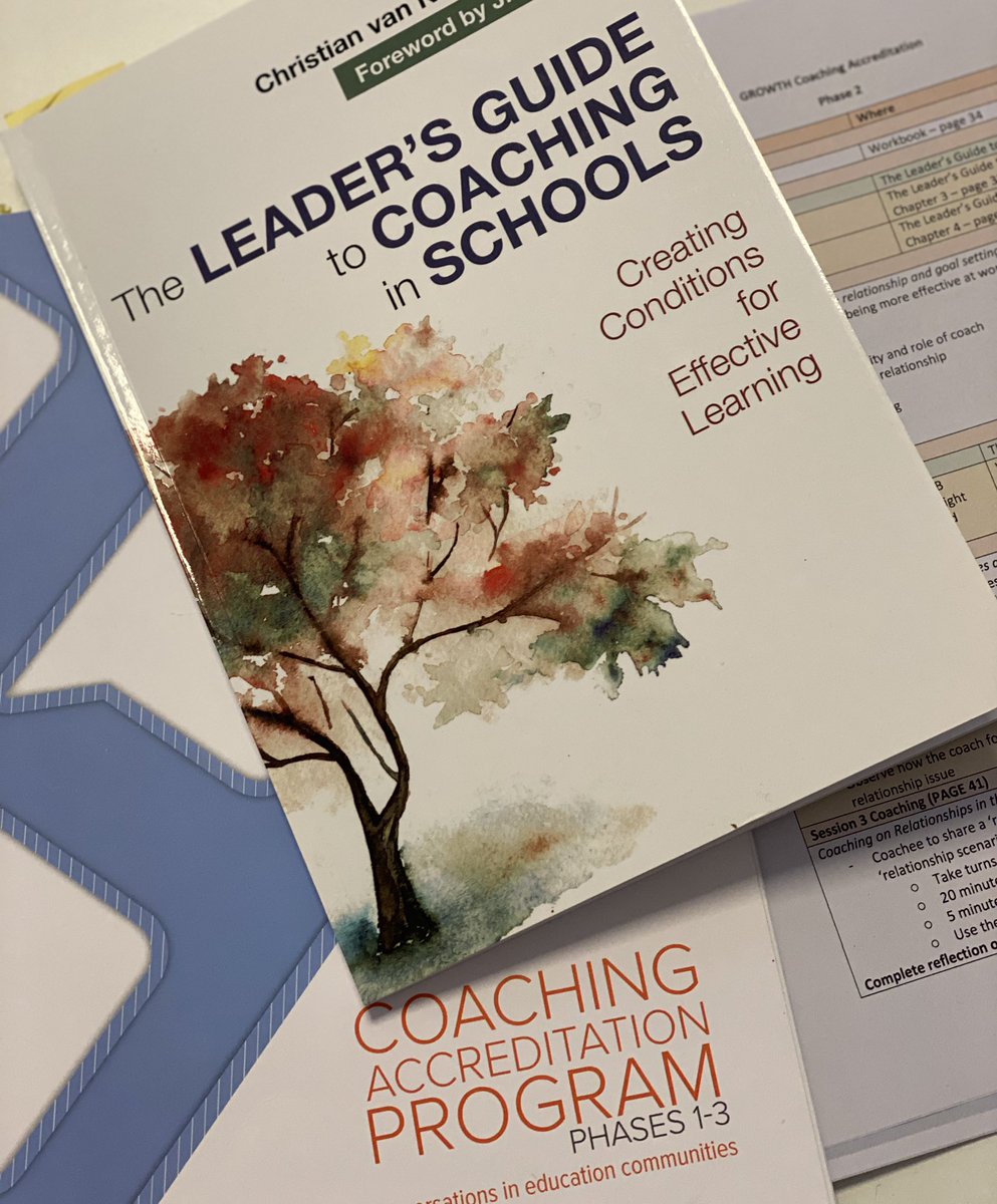 edjulesandrich's tweet image. Settling in to get on top of my GROWTH Coaching Accreditation Phase Two flexible external learning  #coachinginschools #coachingapproach #accreditation