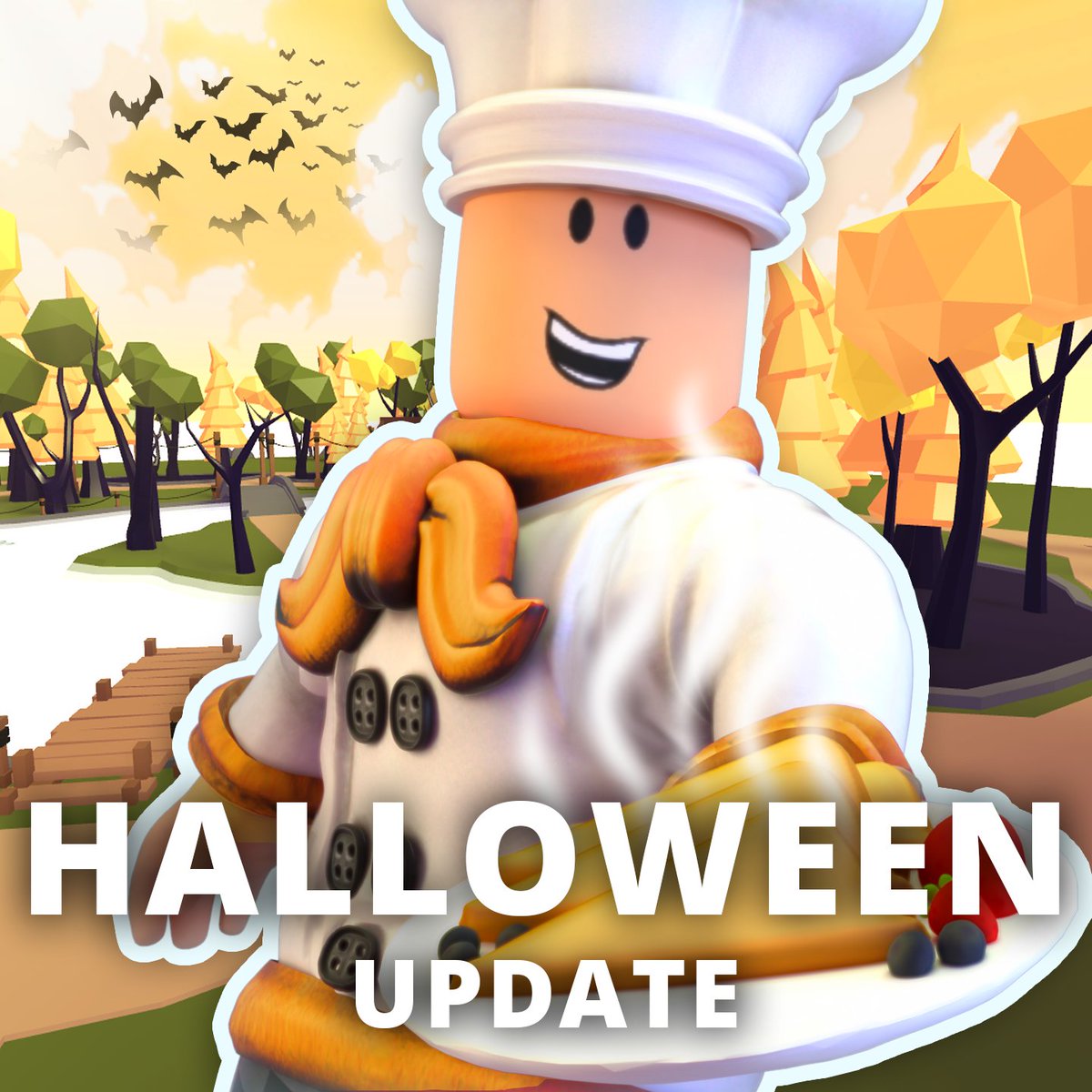 Big Games On Twitter Boo The Halloween Update Is Live For My Restaurant Check Out The Spoooky Map And Five New Limited Halloween Themed Items Part 2 Coming Very Soon - getting robux from pumkin game