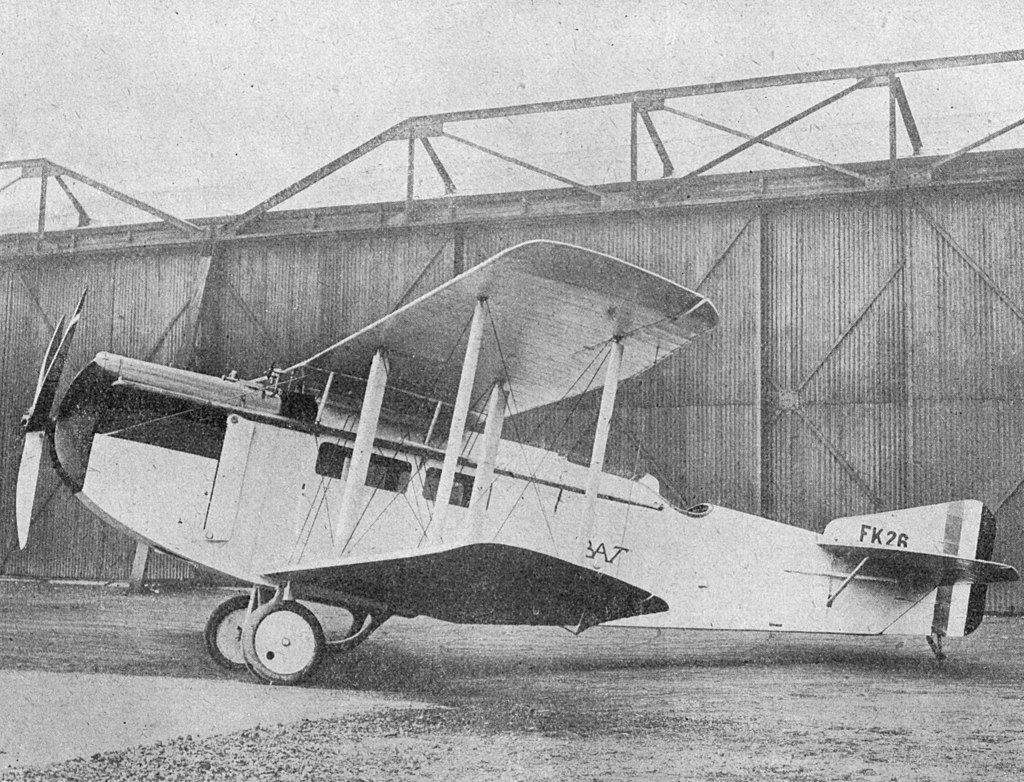 RAFMUSEUM's tweet photo. #OnThisDay in 1919 : The first purpose built civil #airliner, British Aerial Transport FK26, enters service and flies from #Hendon to Amsterdam. Able to carry four passengers, she was designed by Dutchman Frits #Koolhoven who had worked for Armstrong Whitworth during #WW1. https://t.co/Efkb604dVV