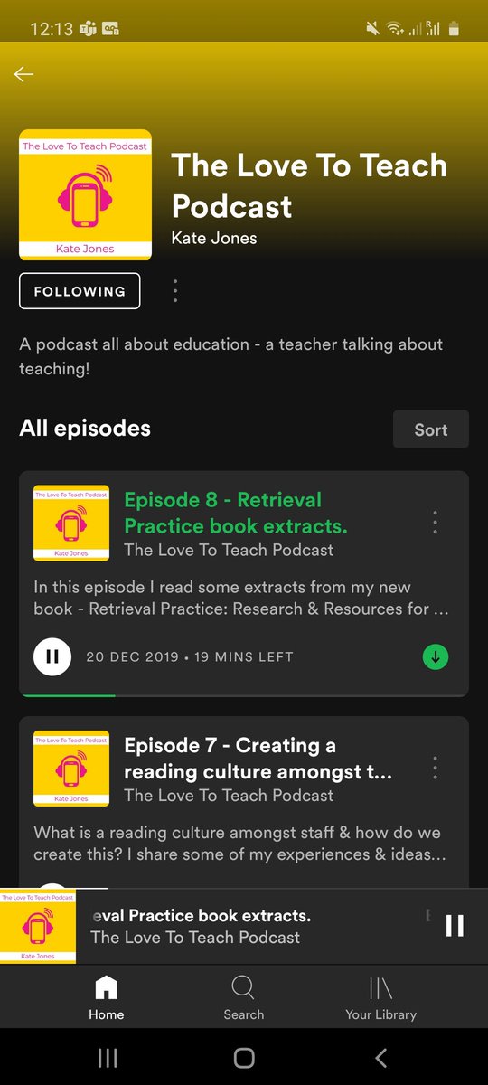 DubaiDeputy's tweet photo. PD
I'm not quite sure exactly how I never listened to podcasts before. Whilst I'm late to the party, these are the ones I recommend so far! Free on Spotify...
#lovetoteach #cognitiveloadtheory #edutwitter #curriculum #learningrainforest https://t.co/aXmDcuomR1