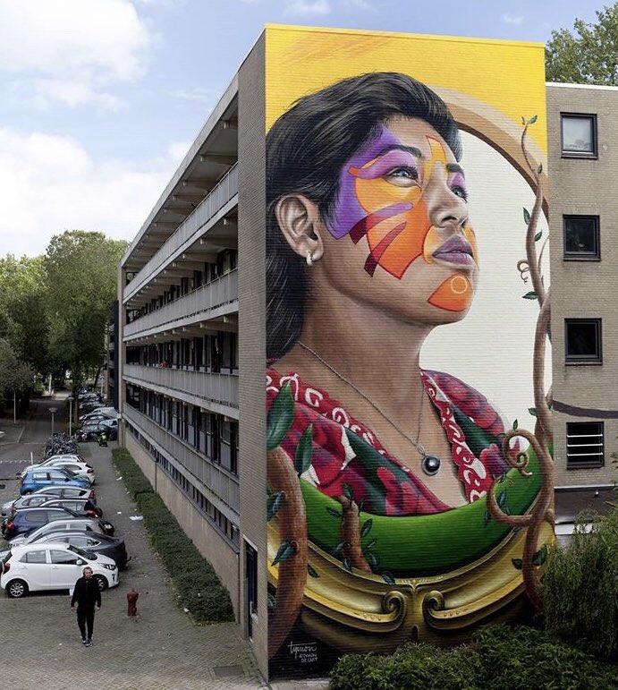 Gemeente Delft (@gemeentedelft) on Twitter photo Wauw🤩 Het aanzicht van de #Chopinlaan zal nooit meer hetzelfde zijn🖌 Een fantastisch voorbeeld van hoe bewoners, studenten en organisaties in de omgeving #samenwerken👍🏾 Het resultaat is prachtig💙<a href="/TymonDeLaat/">Tymon de Laat</a> #streetart #Delft Wauw🤩 Het aanzicht van de #Chopinlaan zal nooit meer hetzelfde zijn🖌 Een fantastisch voorbeeld van hoe bewoners, studenten en organisaties in de omgeving #samenwerken👍🏾 Het resultaat is prachtig💙<a href="/TymonDeLaat/">Tymon de Laat</a> #streetart #Delft