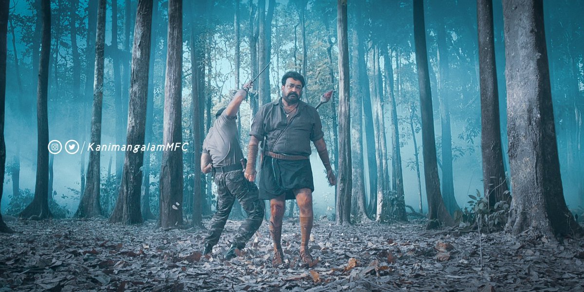 MOHANLALFANZ's tweet photo. This Scene &amp; Bgm 😎😎🔥🔥

#4YearsOfIHPulimurugan

#Mohanlal @Mohanlal #Drishyam2 #TeamMohanlalFanz https://t.co/PednCZXPHX
