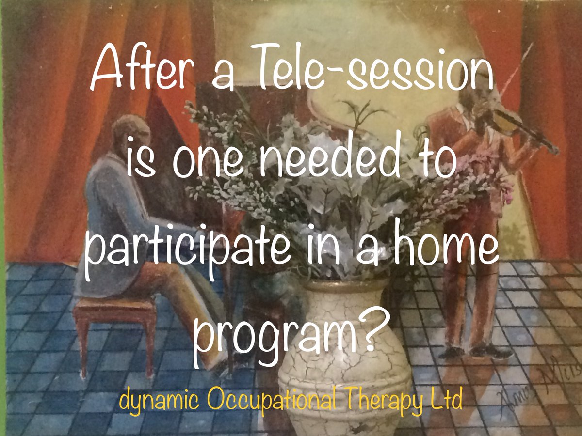 DynamicOTKenya's tweet photo. #TeletherapyWednesday..... It is recommended one participates in a home program so as to facilitate faster progress. 
#VirtualSessions #Homeprograms #DOT #OTKE #Telehealth https://t.co/z70I1dRyaM