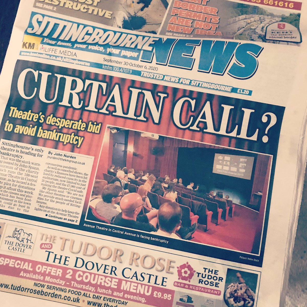 Our beloved <a href="/avenue_theatre/">AvenueTheatre</a> has made front page news! Can you donate to help save the theatre? To do so please click here gf.me/u/yz8p5c and please spread the word if you can. Any amount of support, no matter how small, is truly appreciated. Thank you 
#communitycinema