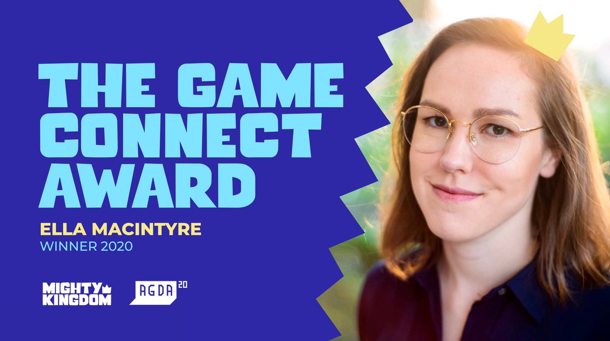 Huge congratulations to our very own <a href="/Ella_Macintyre/">Ella Macintyre</a> on winning The Game Connect Award at <a href="/The_AGDAs/">The AGDAs</a>!   Well-deserved!  #AGDAs2020