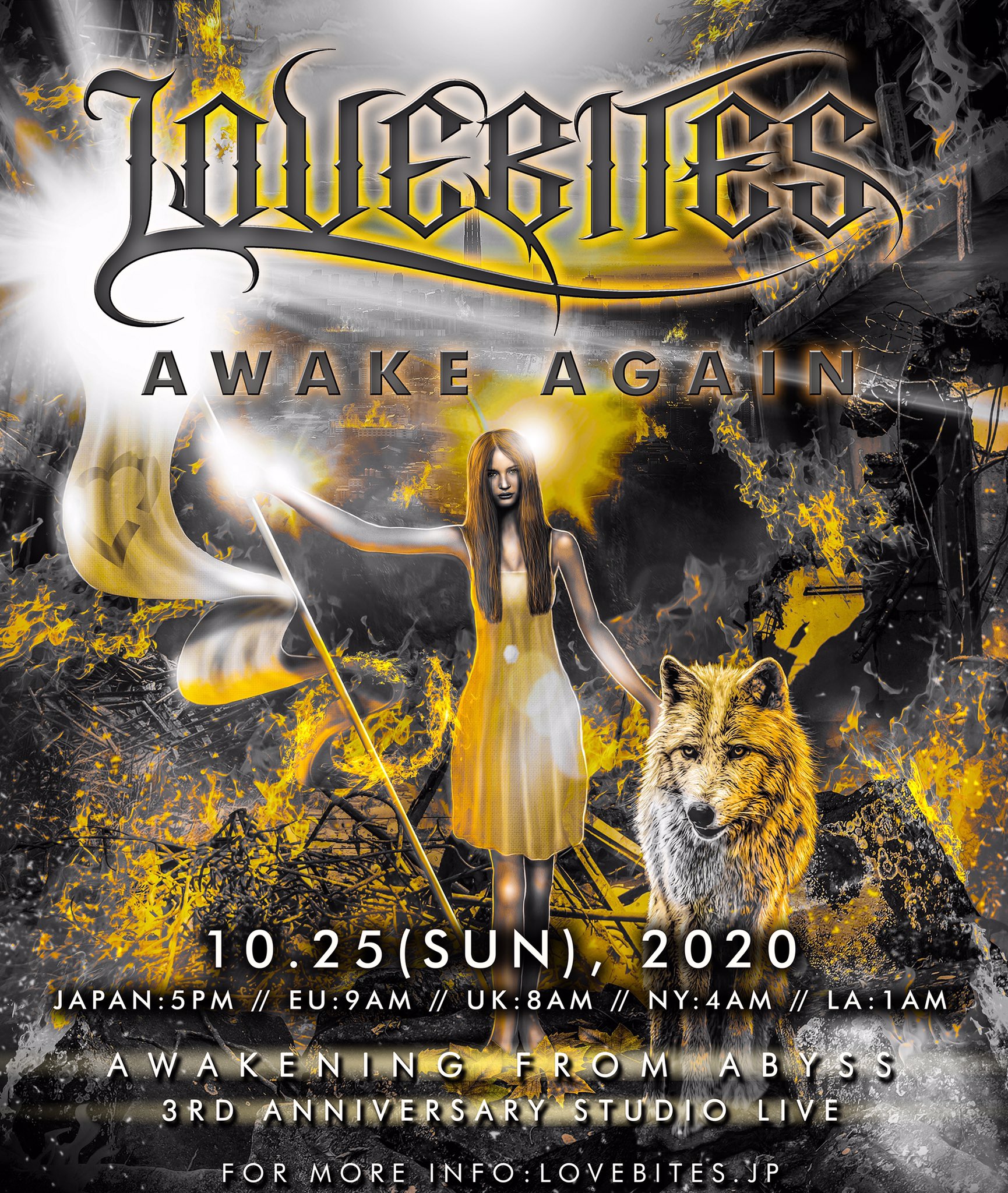 LOVEBITES AWAKE AGAIN LIVE FROM ABYSS