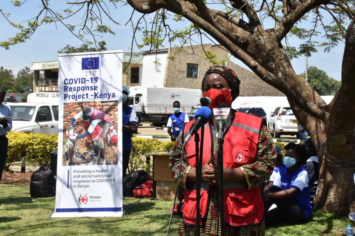 "I appreciate all the frontline healthcare workers including the staff of this hospital for the good work they continue to do. With support from <a href="/EUinKenya/">European Union In Kenya</a> we will continue to partner with <a href="/KisumuCountyKE/">Kisumu County</a> during this pandemic." Dr. <a href="/AshaMohammed_/">Dr. Asha Mohammed</a>.

#EUCOVID19ResponseKe
