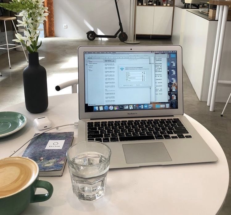 wednesday — online classes all day moodboard