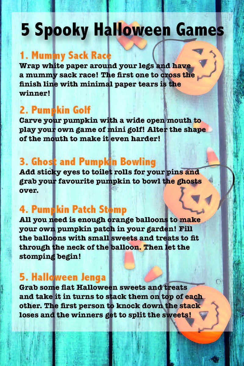 5 Spooky halloween games to keep the whole family entertained!