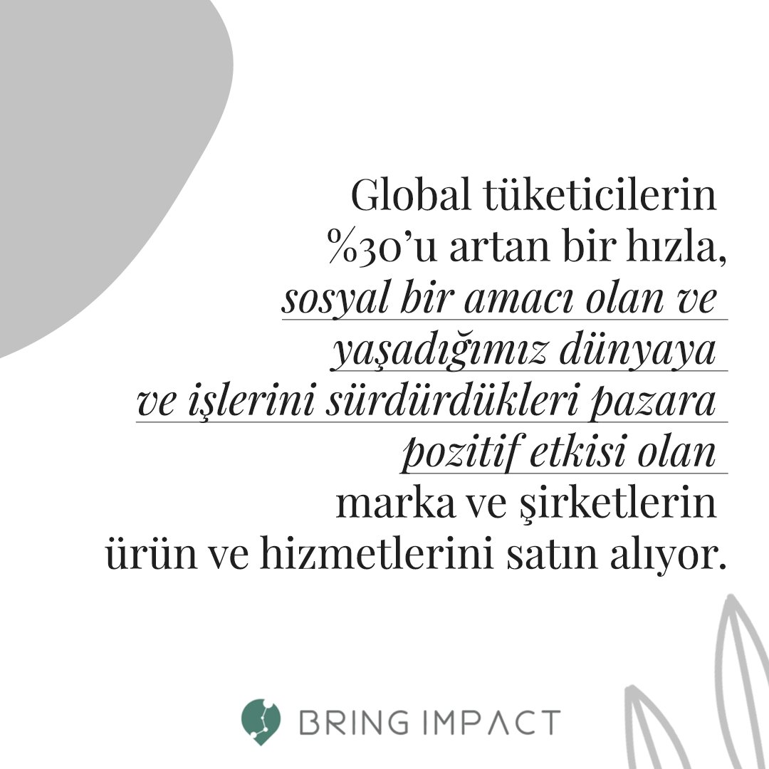 Tüketicilerin satın alma kararında artık sürdürülebilir marka ve şirketlerin etkisi büyük. Bu önemin daha da artması için biz de varız! #sürdürülebilirmarkalar #sürdürülebilirlik