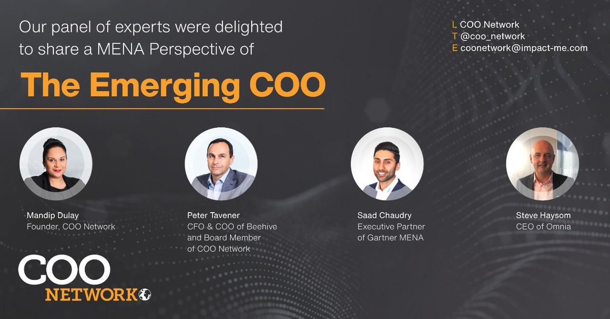 Beehive's CFO and COO, Peter Tavener joined other industry experts to share insights about the emerging COO which was featured in the COO Magazine of Amstrong Wolfe
Read the MENA article here: https://t.co/7VcCeiNvsf https://t.co/jPxOIu7L9m