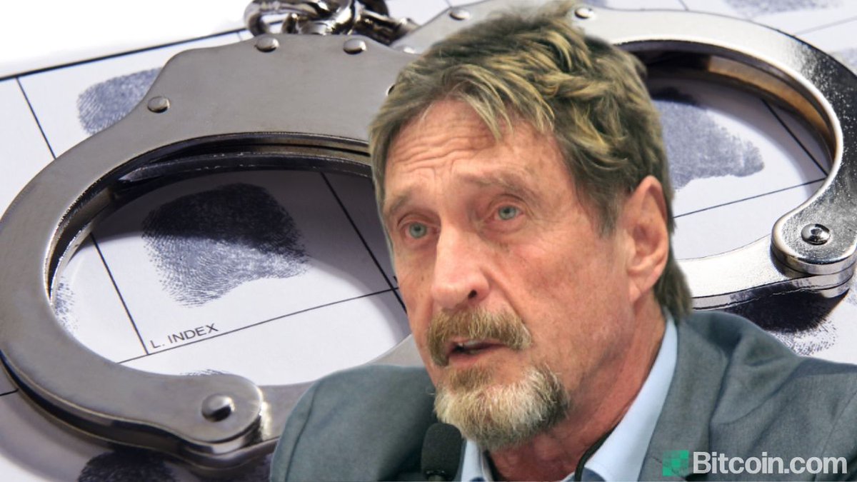kompoundapp's tweet photo. John McAfee arrested for $23M illegal crypto pump and dump and tax evasion. Wow! Who didn’t see that one coming? #JohnMcAfee #crypto #TaxEvasion #pumpanddump #bitcoin #bitcoinnews #kompoundapp #digitalcurrency

https://t.co/ldDcDDFRj4 

by @BTCTN https://t.co/b7HS143Cjl