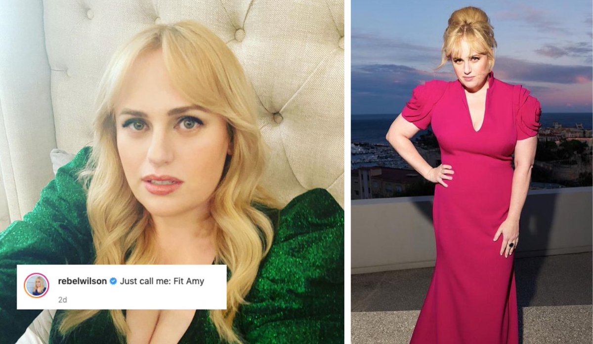 Latestchika Com Rebel Wilson Who S Best Known For Her Character As Fat Amy In The Comedy Film Series Pitch Perfect Is Now Retiring Her Old Moniker T Co Yefjhfhwt3 T Co Bgbdedlxqf