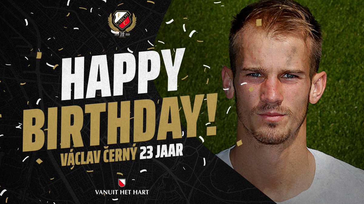 🎈 De door #fcutrecht aan <a href="/fctwente/">FC Twente</a> verhuurde Václav Černý is vandaag jarig.

Over precies een week komt hij met de Tukkers op bezoek in <a href="/Galgenwaard030/">Stadion Galgenwaard</a>. Tot dan, Václav! 

En voor nu: een fijne verjaardag gewenst!