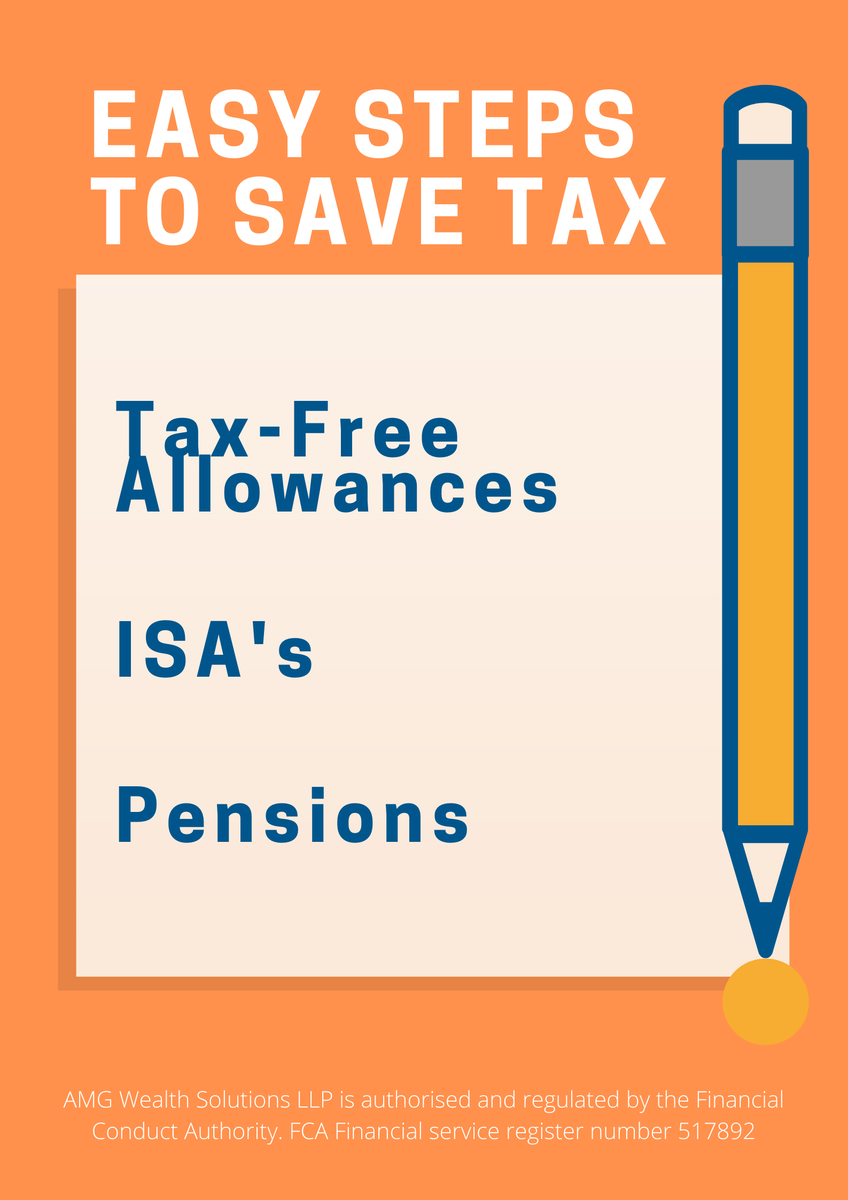 amg_wealth's tweet photo. Do you feel you pay too much tax? There are many ways in which you can reduce the tax you pay. These include utilising tax-free allowances, investing in ISA's and contributing to your Pensions💷

AMG can recommend solutions tailored entirely to your needs. #tax #financialplanning https://t.co/yREJHozAHo