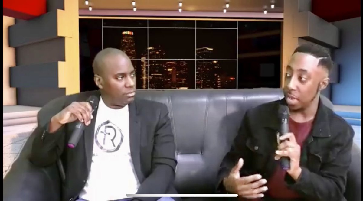 Ministers Cleveland &amp; Iriel sharing on modern ways that the Church may need to adopt during this pandemic... Educating people about apps, making themselves available to collect monies, downloading apps like Houseparty &amp; Hangout to keep the fellowship... sharing what worked