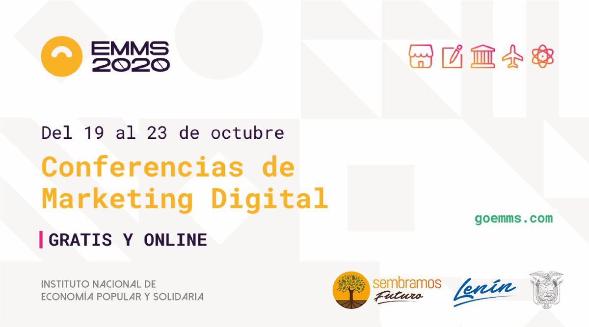 📢 ¡Eres actor de la #EPS, aprovecha tu tiempo y #CapacítateOnline! 👩‍💻👨🏼‍💻

Te invitamos a las conferencias de "Marketing Digital". 

¡Cupos limitados! Inscríbete en 👉 bit.ly/3n5yaSF

#RutaDeFomentoEPS