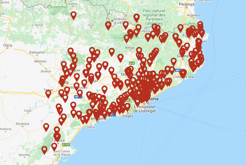 patrimonigencat's tweet photo. 📍Vols saber on pots trobar totes les activitats que hi ha programades per les Jornades Europees de Patrimoni? Fes un cop d’ull al mapa amb les activitats geolocalitzades i l'agenda per províncies #JEP2020 #LaCulturaÉsSegura #LaCulturaÉsEssencial

👉 https://t.co/JsmVGXt7aF https://t.co/nOUoaZoNUH