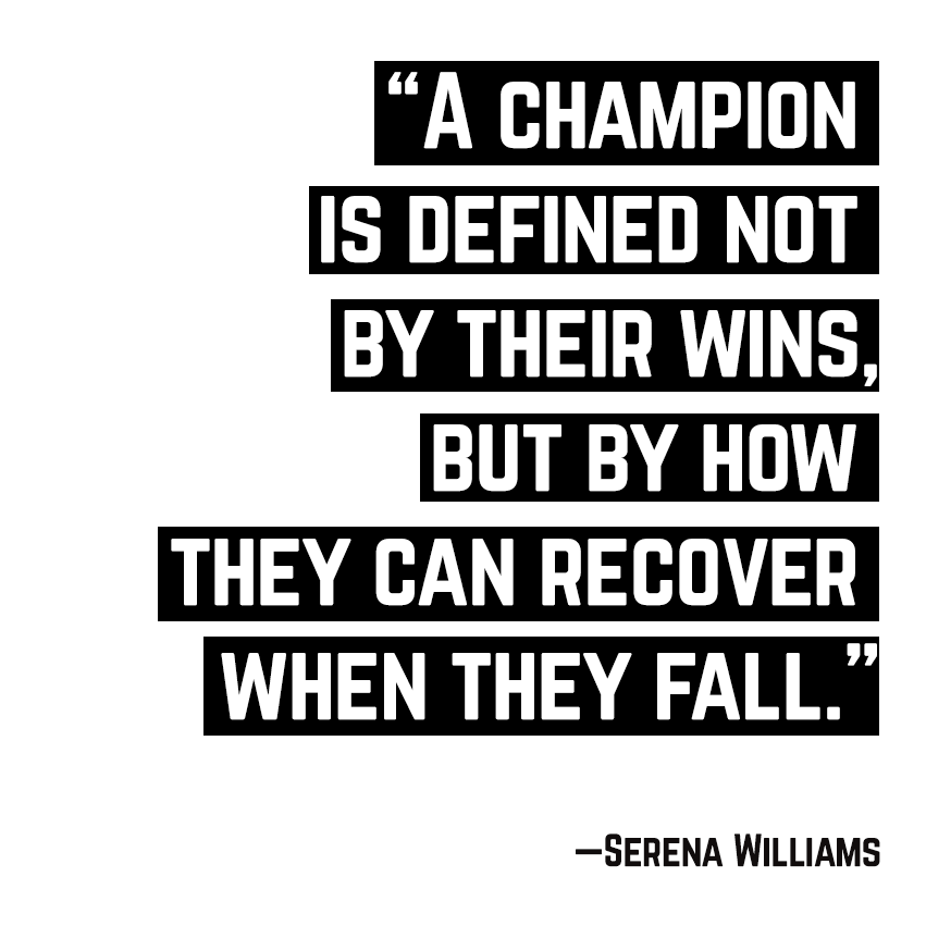 truetalkdocs's tweet photo. “A champion is defined not by their wins, but by how they can recover when they fall.” — Serena Williams

Follow TRUE. TALK. DOCS. here:

Youtube: https://t.co/7uQtyDAkHl
Facebook: https://t.co/UOmppQfoAI
Instagram: https://t.co/7CATjRmXlq
Website: https://t.co/9BmR6vRlWa https://t.co/EU1DTag5JH