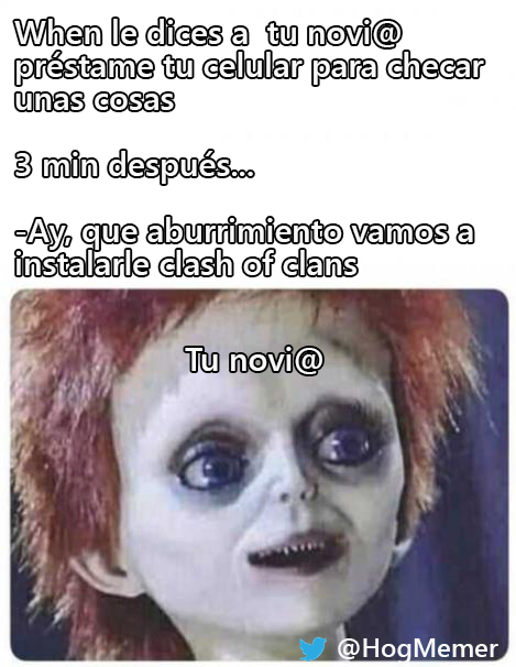 Acá les dejo esta joya para que se la envíen. También se vale etiquetar 🤣😂😆 #ClashOfClans