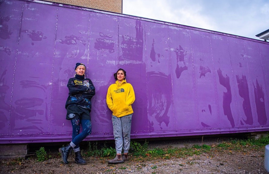 Love Wins Mural Project is underway - with commissioned artists, Claire and Amparo behind <a href="/RevivalHouseON/">Revival House</a> 
In partnership with @rto4 RTO4 Sharable Moments.
Pop by and see how the project progresses and unfolds over a couple of weeks.