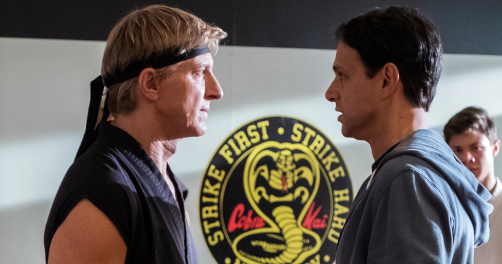ProdSerie's tweet photo. A #netflix renovou a série #cobrakai, continuação de #karatkid, para uma quarta temporada. A terceira estreia no dia 8 de janeiro de 2021.

No nosso #facebook, além de ver o anúncio, você confere mais informações sobre Cobra Kai #linknabio

#producaoemserie https://t.co/wJGVqYiiJL