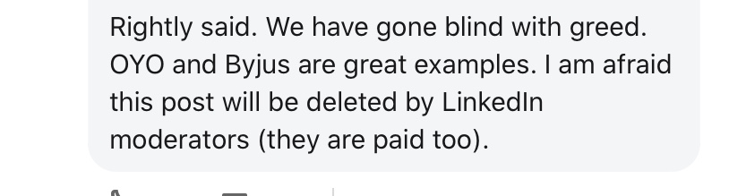 The power tussle between consumers and reputation-guarding firms is going to be a big theme, going by these comments. A lot of people seem to be aware of how LinkedIn & YouTube have been taking down posts critical of these companies on flimsy copyright-protection grounds