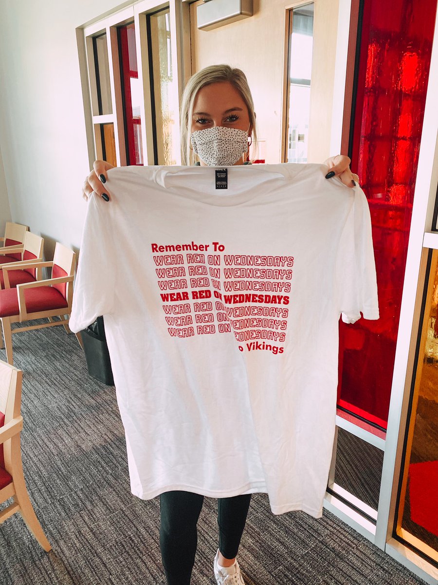 ‼️ Happening today ‼️
You could be the first to win one of our exclusive WIW t-shirts!
📍Outside the Cafe 
⏰ 11 - 1pm 
🔴⚫️ Wear Red or any GV Gear for a chance to win ⚫️🔴