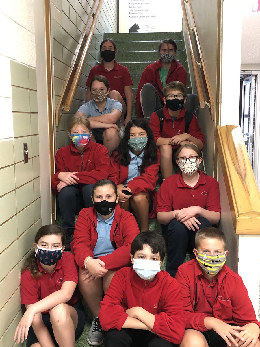 Our St. Mary’s Character Council is back at work this year helping our school and students with character building efforts and small projects!  #SLSMCharacter