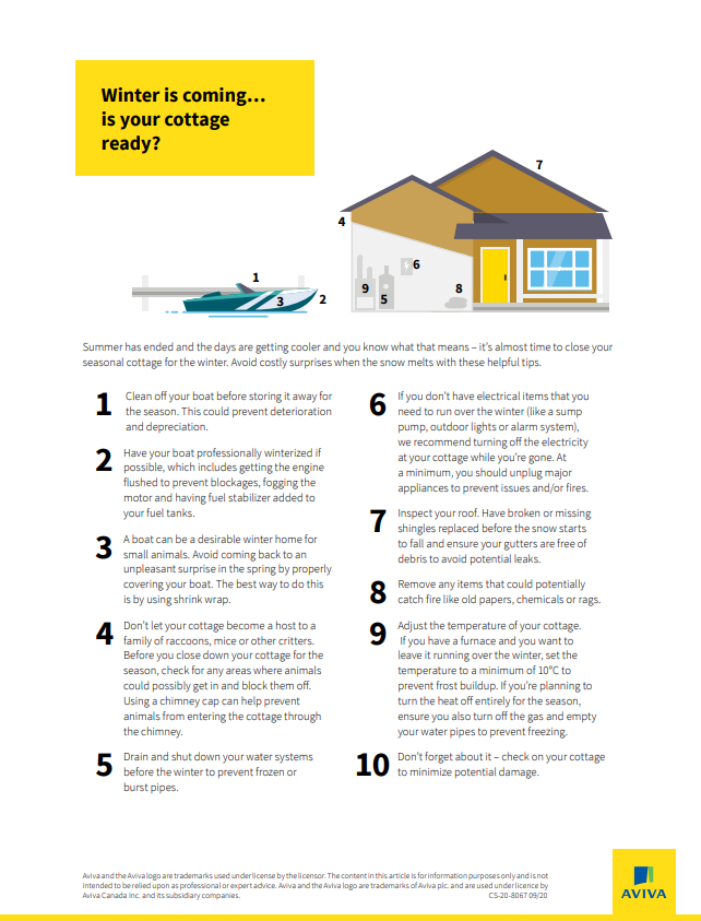 'Tis the season to winterize our seasonal properties. Are you ready? #winteriscoming