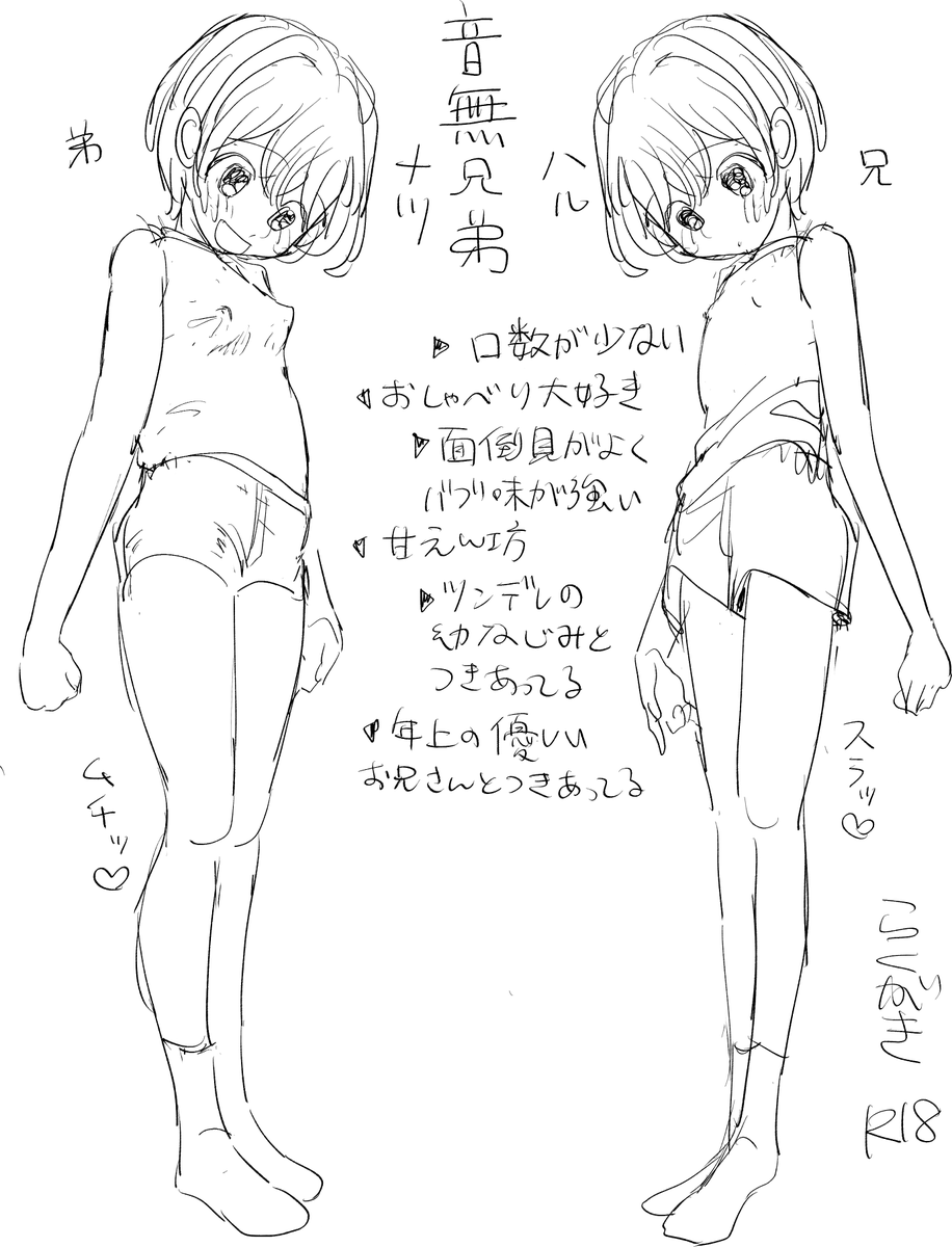 こんな感じの落書き本をつくろうとしてる
結構可愛い子たちができちゃった 