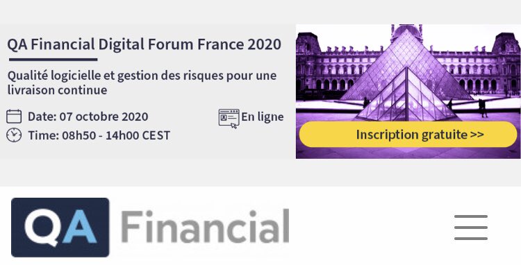 Merci <a href="/QA_financial/">QA Media</a> d’avoir organisé cet événement qui fût très enrichissante avec des conférences et une organisation au top! 👏 #AxaGuildeTest
