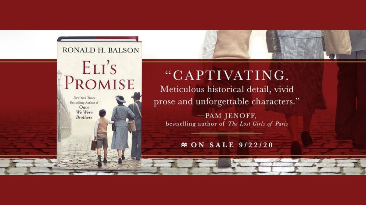Pan Macmillan SA (@panmacmillansa) on Twitter photo A masterful work of historical fiction spanning three eras, #ElisPromise by award-winning author <a href="/ronbalson/">Ron Balson</a> explores the human cost of war, the mixed blessings of survival and the enduring strength of family bonds: bit.ly/3npiBpl
Out now! A masterful work of historical fiction spanning three eras, #ElisPromise by award-winning author <a href="/ronbalson/">Ron Balson</a> explores the human cost of war, the mixed blessings of survival and the enduring strength of family bonds: bit.ly/3npiBpl
Out now!
