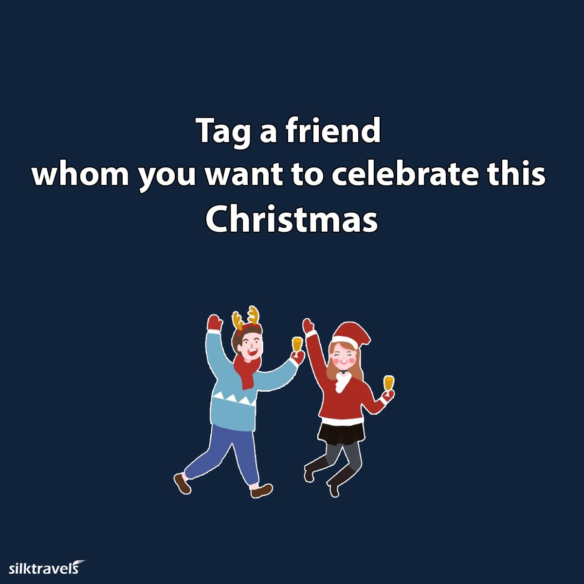 Tag the friend you had the best Christmas with! Where did you go and what made it so special?
Also Check amazing discounts for this Christmas ๐
Visit our website for further details ๐ถ
.
.
.
.
#bestchristmas #bestholiday #mates #friends #silktravels #friendswhotravel #flights https://t.co/bh7LJwzD7P