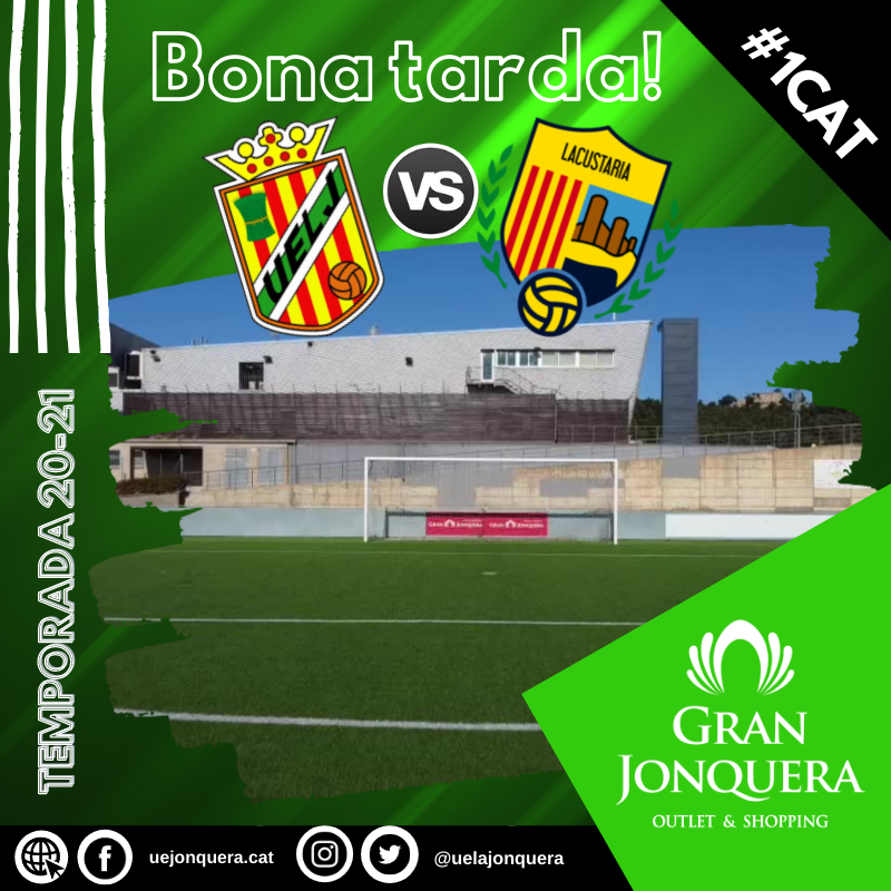 UELaJonquera's tweet photo. 📣[Primera Catalana]📣

✅ Bona tarda!

📢  Tot a punt a 🏟 les Forques.

✅  Els homes de @vinmaupao amb moltes ganes de sumar tres punts davant un gran rival. Molta força i molta sort ☘️⚽️💪!

🤳#jonquerallagos

🤝 #1cat #futbolcat #verdsiblancs #somjonquera💚⚪️👇 https://t.co/7X0c5xSxA4