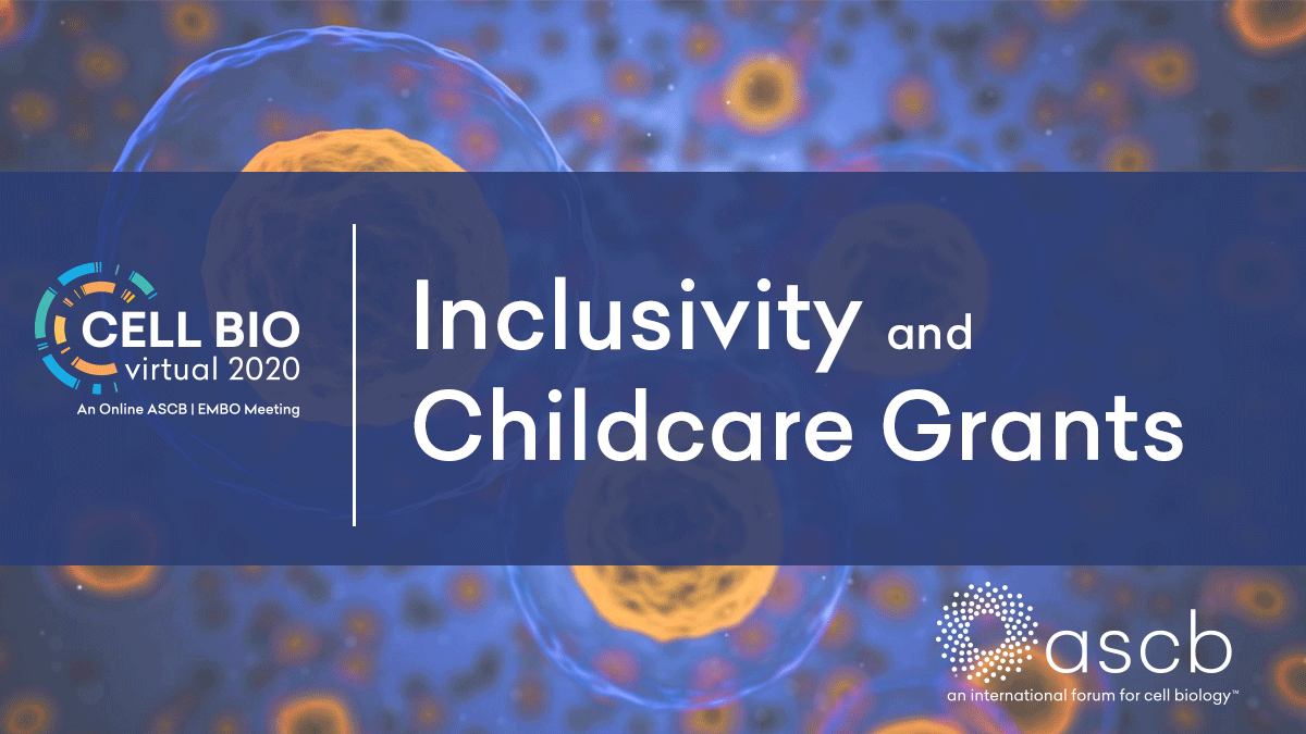 WE HAVE A LOT OF FUNDS! Please share and apply! Need $$ to virtually attend #cellbio2020? ASCB's inclusivity grants reimburse both membership dues AND abstract fees! Childcare grants help so you can fully focus on the meeting. APPLY!
ow.ly/cclG50Bm8HB