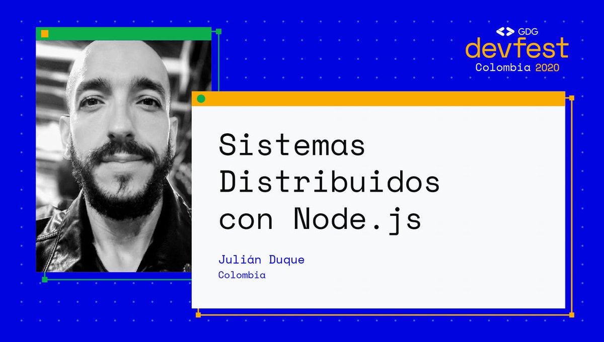 GDGCali's tweet image. 📢@julian_duque es desarrollador y educador, es contribuidor del proyecto Node.js y es organizador de JSConf y NodeConf en Colombia. Actualmente trabaja como Lead Developer Advocate para Salesforce Heroku 👏
Encuentra toda la información del evento aquí:
devfestcolombia.co