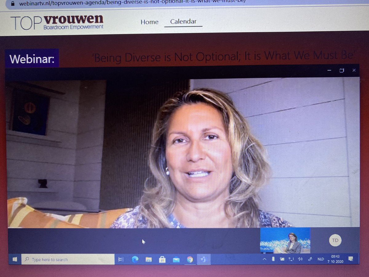 Interesting speech by Sheila Patel Chairman of <a href="/GoldmanSachs/">Goldman Sachs</a> Asset Management on the strong business case for diversity &amp; inclusion. Thank you <a href="/TopvrouwenNL/">SER Topvrouwen</a> for the invitation🙏