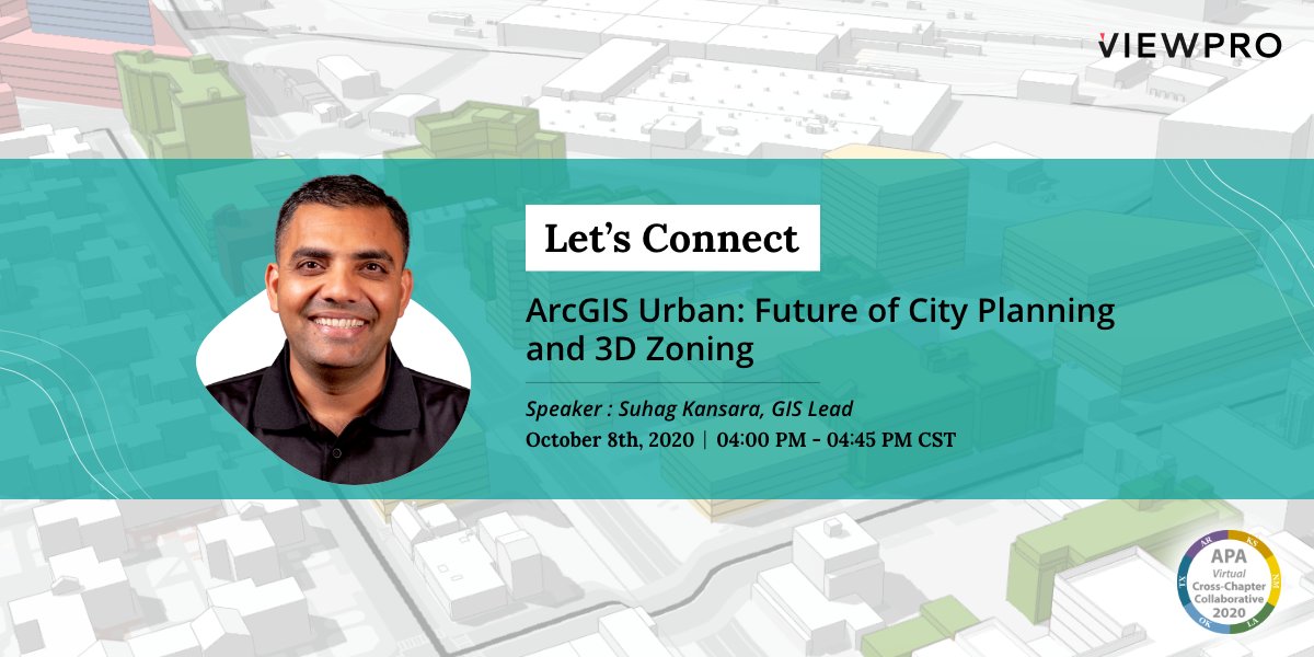 viewprogis's tweet image. We are looking forward to sharing how @ArcGISUrban technology continues to shape the field of Urban Planning at the #apac3 virtual event with @Esri and @enCodePlus.