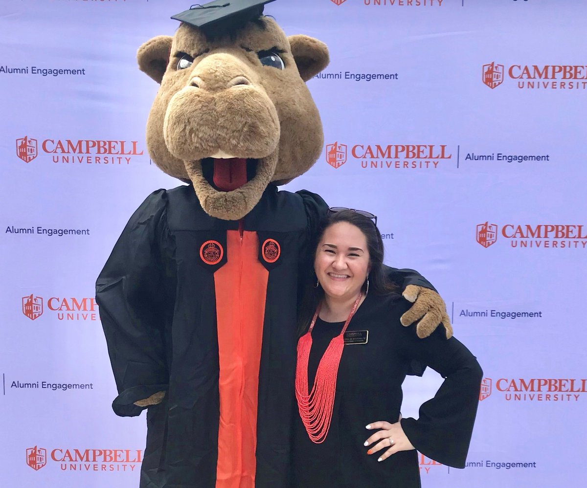“I give to <a href="/campbelledu/">Campbell University</a> to support the next generation of students and <a href="/CampbellAlumni/">Campbell Alumni</a>. I am proud of where I chose to pursue a degree and giving back is a way for me to express my gratitude.” 

Alyssa Stafford, ’13 on why she gives to the Fund for Campbell