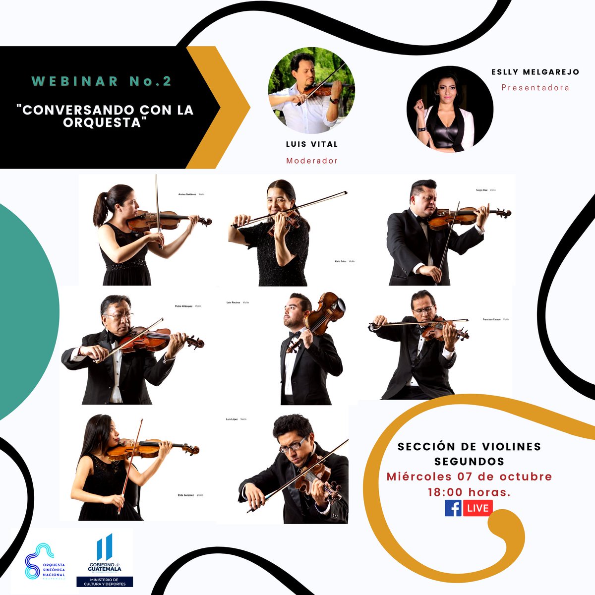 OSNGuate's tweet photo. #ConversandoOSN
#ConoceatuOrquesta
Luis Recinos, presidente de @OSNGuate en @CanalAntigua habla sobre la transmisión de Webinars, todos los miércoles a las 18hrs. en nuestra Fanpage en Facebook. Los esperamos hoy en "Conversando con la Orquesta". con los Violines II.
@McdGuate https://t.co/ZCDKID2kGJ