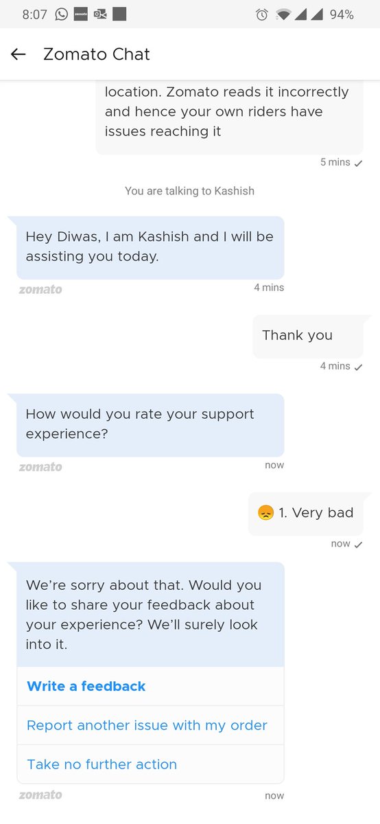 diwas's tweet photo. @ZomatoIN @zomatocare how does this make sense? https://t.co/izBYXIAIre
