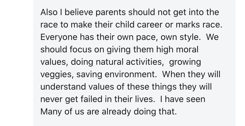 'Instead of sitting in front of gadgets, why aren't children growing up "in nature", doing "physical activities" and learning "moral values" with their friends?'Wondering how many middle-class families living in a cramped Tier-2 city apartment have access to "nature"...